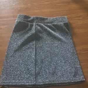 Black sparkling skirt